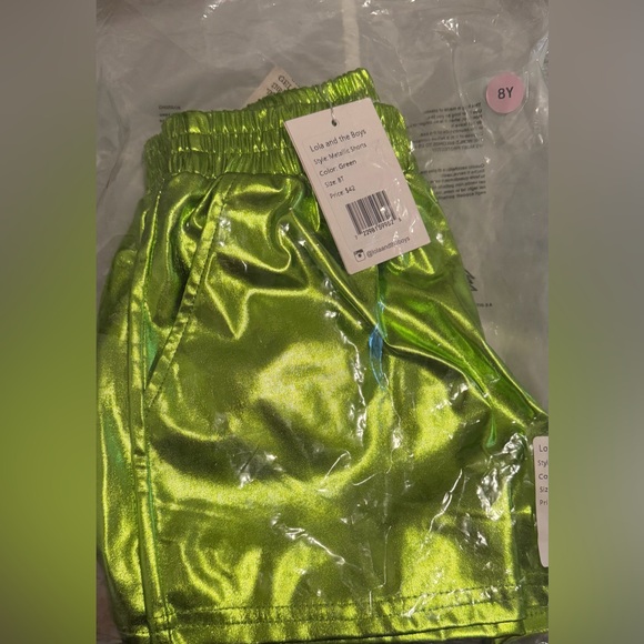 METALLIC TRACK SHORTS - Picture 2 of 3